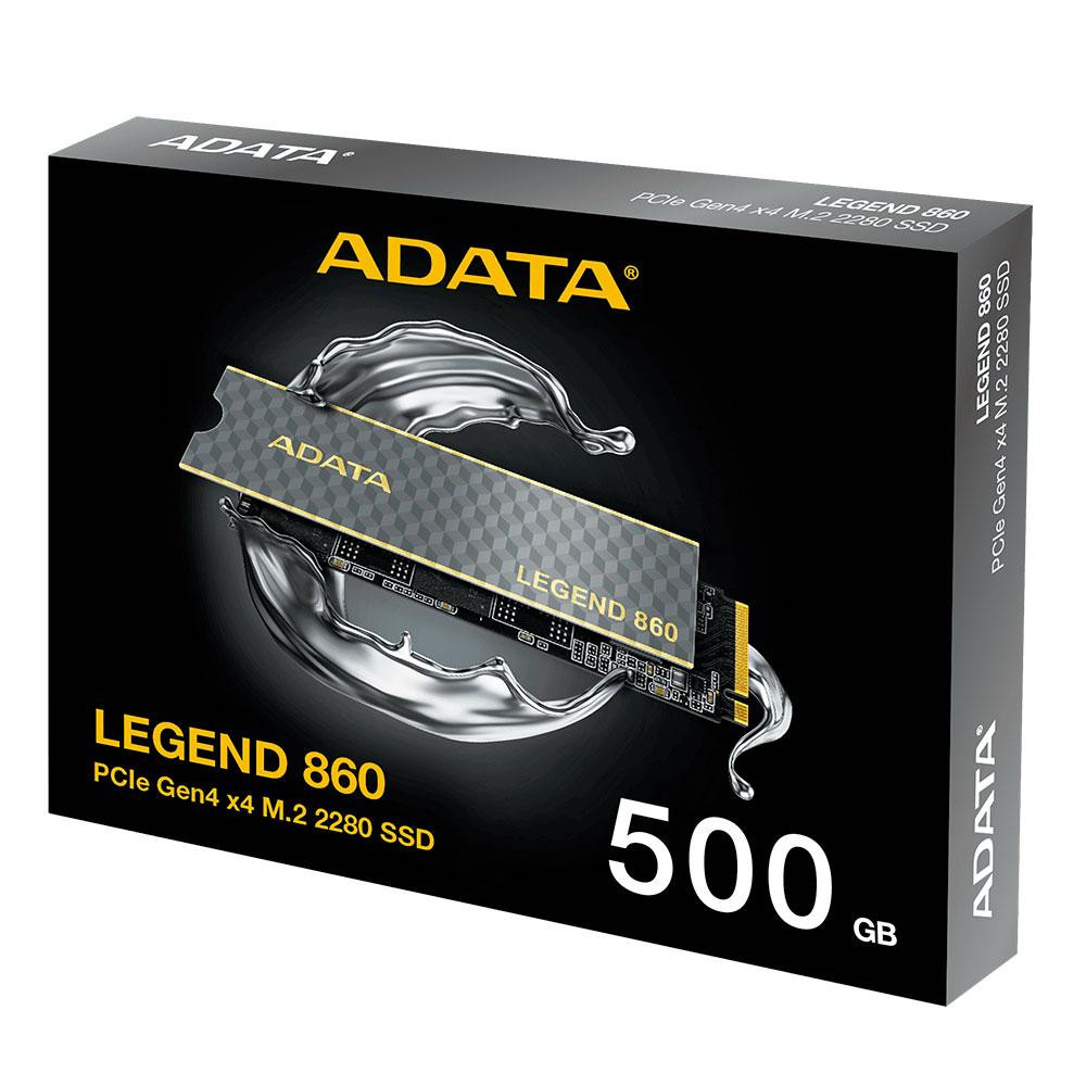 SSD диск накопитель M.2 ADATA LEGEND 860 500 GB 2280 PCIe Gen 4x4 3D NAND Read / Write: 5000 / 3000 MB / sec Одеса - фото 2