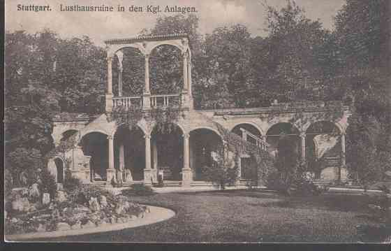 ГЕРМАНИЯ ПК ФОТО 1915 Штутгард Полтава