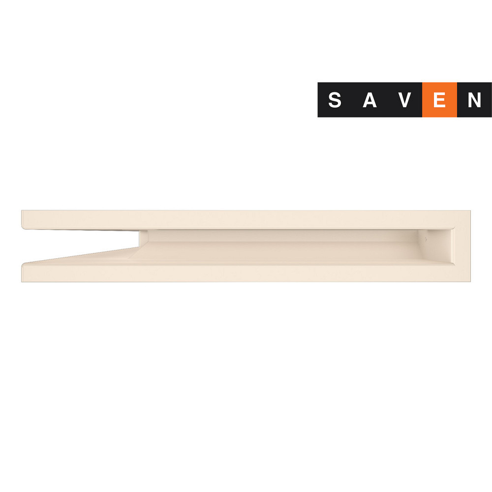 Вентиляционная решетка для камина угловая левая SAVEN Loft Angle 60х400х600 кремовая Львов - изображение 2