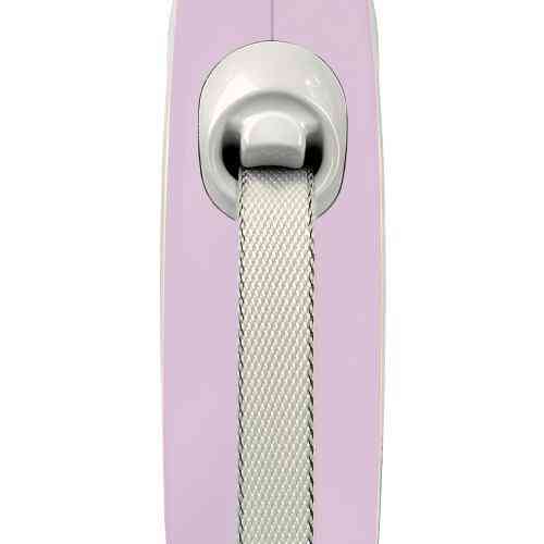 Рулетка Flexi New Comfort для собак, стрічка, розмір S, 5 м (рожева) Вінниця