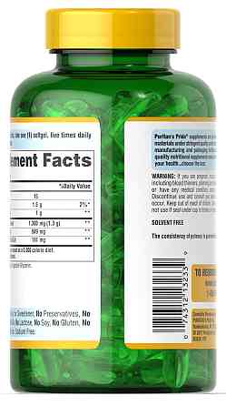 Олія вечірньої примули Puritan's Pride  Evening Primrose Oil 1300 мг 120 гел капс Київ