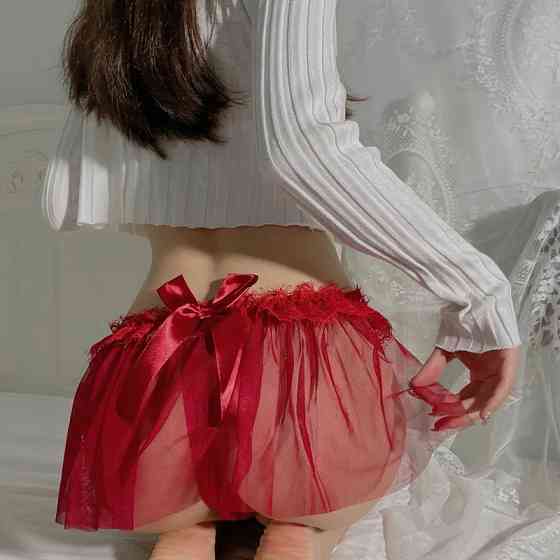 Трусики спідниця червона - розмір 42-46, матеріал не вказано Київ