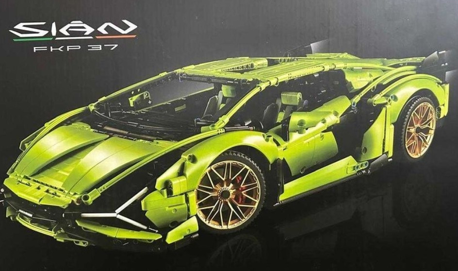 LAMBORGHINI на 3696 деталей, маштаб 1:8 Конструктор схожий на LEGO. Київ - фото 3