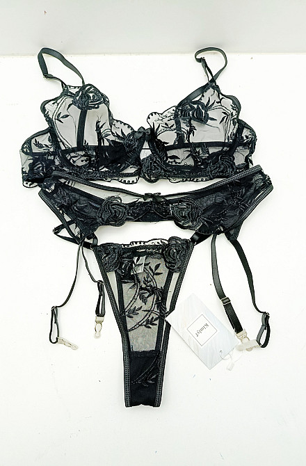 Комплект білизни з поясом для панчіх Kimlyf L Луцьк - фото 1