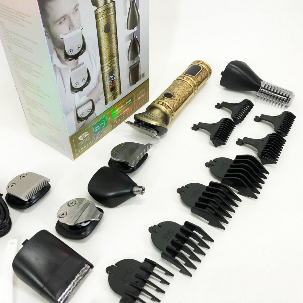 Мужской триммер для окантовки Kemei, Машинка для стрижки волос электрическая, Триммер беспроводной EM-49 Львов - изображение 14