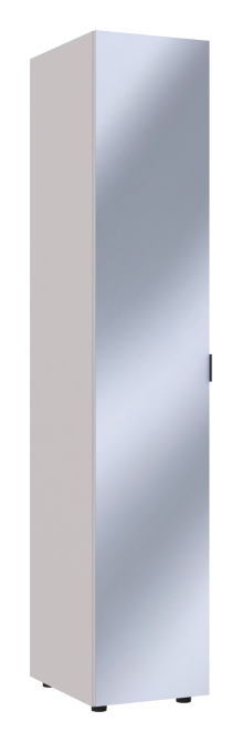 Шафа-пенал з дзеркалом Doros Гелар 39х49,5х203,4 см Кашемір (DRS-011257) Львів - фото 1