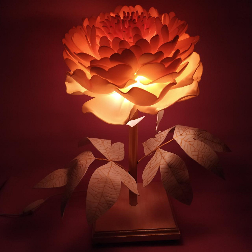 Світильник-нічник "Молочний півонія" Дніпро - фото 7