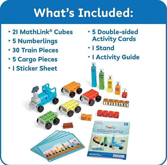 Набор Числовой поезд Learning Resources hand2mind Numberblocks.  ОРИГІНАЛ! Харьков