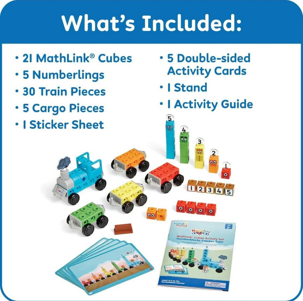Набор Числовой поезд Learning Resources hand2mind Numberblocks.  ОРИГІНАЛ! Харьков - изображение 2