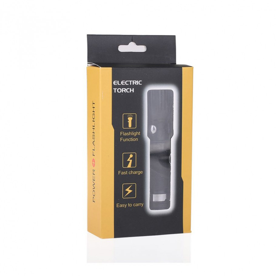 Фонарик ручной аккумуляторный мощный TX6 WATTON WT-028, фонарь с тремя режимами и дальностью 200-300м Каменец-Подольский - изображение 9