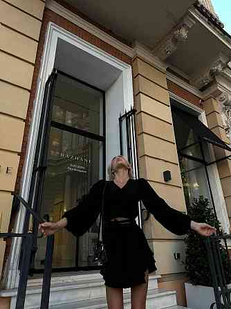 Женский романтический костюм двойка: топ на завязках и шорты американский креп. Одесса