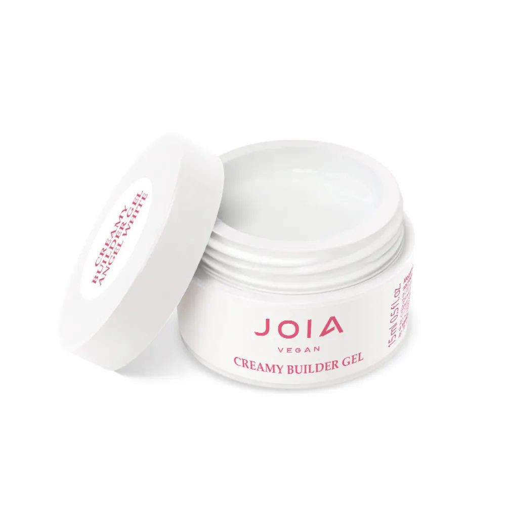 Моделирующий гель для ногтей Creamy Builder Gel 002 Angel White JOIA vegan 15 мл Киев - изображение 7