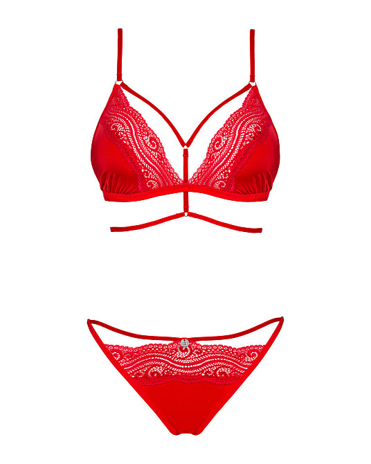Сексуальный комплект Obsessive Diyosa set 2-pcs red XS/S Sex Aura Киев - изображение 5