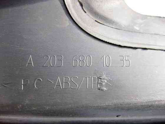 Mercedes-Benz  A2036801035 9051 Накладка чорна заднього правого дверного отвору з хромом C-Class W203 Одесса