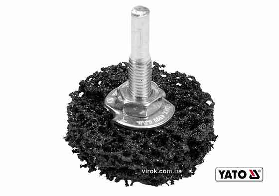 Щітка шліфувальна неткана дискова YATO Ø=50 мм, до дрилі шпиндель Ø=6 мм Одесса