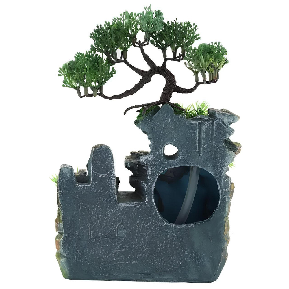 Настільний водоспад Бонсай Фен Шуй RESTEQ з підсвічуванням та парогенератором для дому релаксу та інтер'єру Київ - фото 5