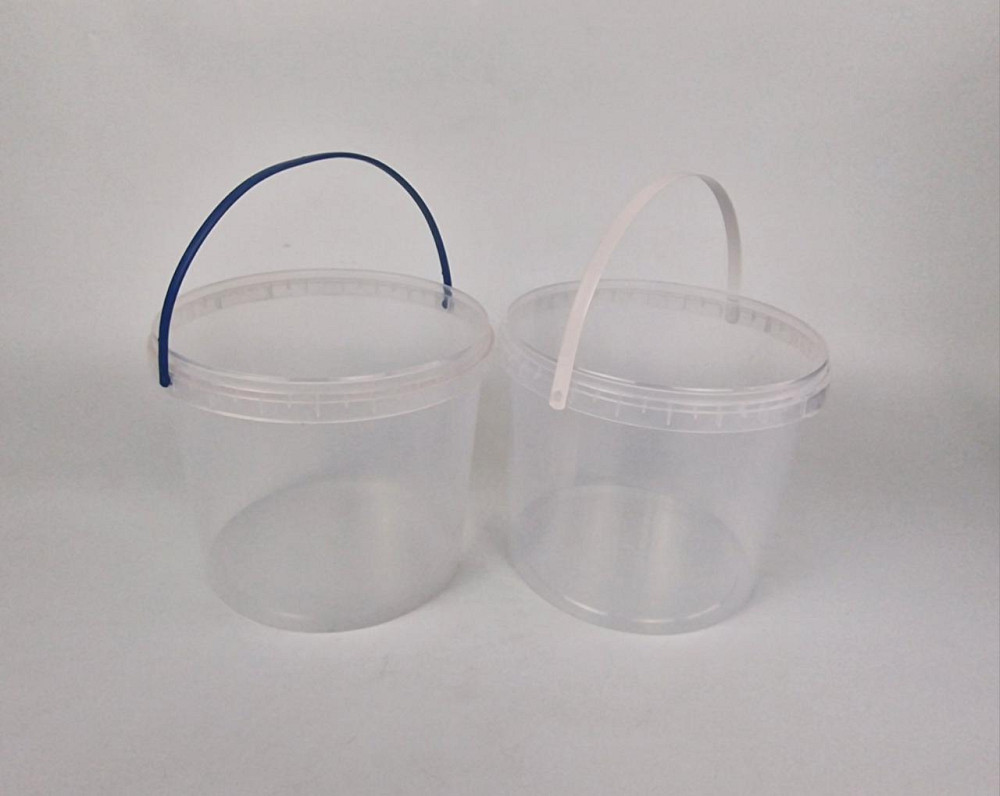 Ведро круглое с крышкой 5 л, прозрачное (1 шт) Харьков - изображение 2