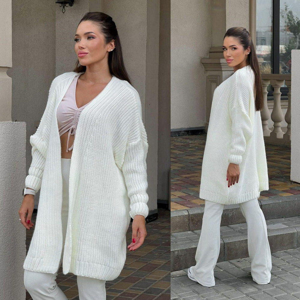 Жіночий в'язаний яскравий кардиган оверсайз. 44-56р. Київ - фото 3