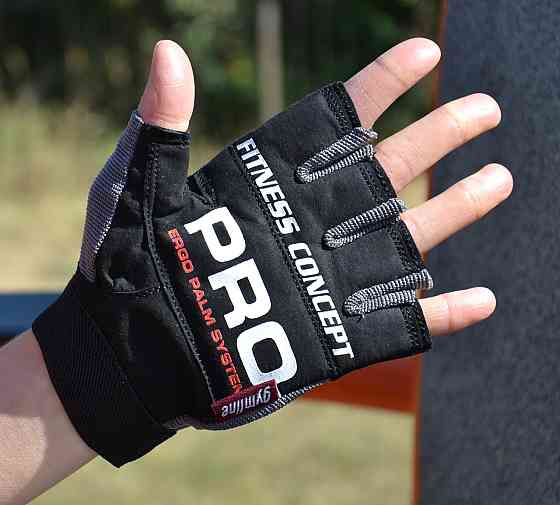 Рукавички для фітнесу Power System PS-2300 Fitness Grey/Black L Киев