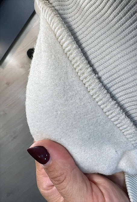 Костюм жіночий Quzen 478-480 коротке худі з капюшоном та брюки джоггери на резинці фліс світло бежевий, світло-бежевий, S Київ - фото 15