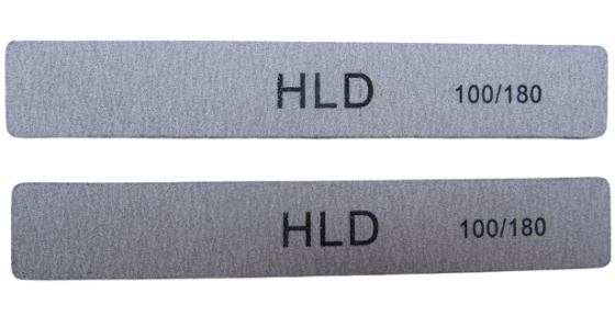 Пилочка минеральная H L D(100*180) прямоугольная широкая серая Киев