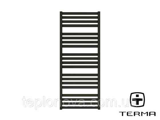 Водяна Рушникосушка Плоска Чорна 1210х500 Terma Marta Чернівці