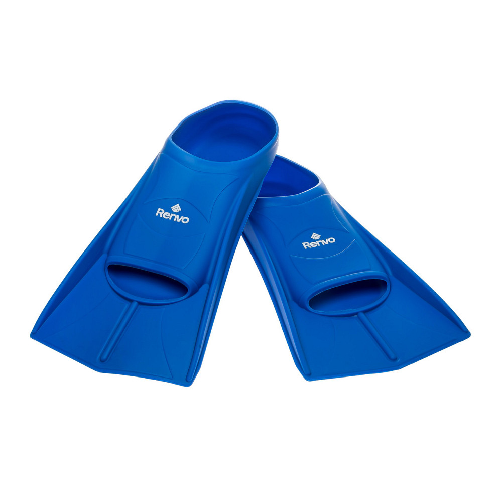 Короткі ласти для тренування в басейні Renvo Frio із закритою п'ятою Синій 24-26 (SF100-04 24-26) Киев - изображение 4