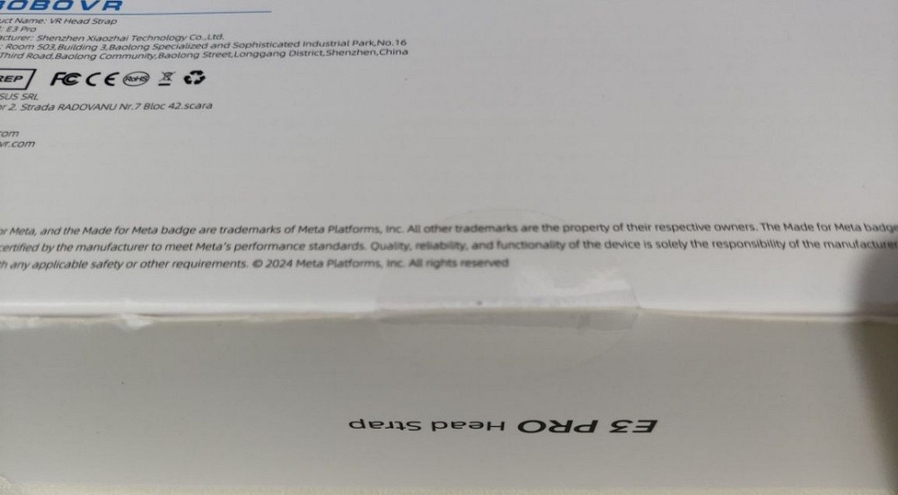 BOBOVR E3 Pro Head Strap‼️ для Meta Quest 3/3S Акумулятор 10000 mAh. Киев - изображение 5