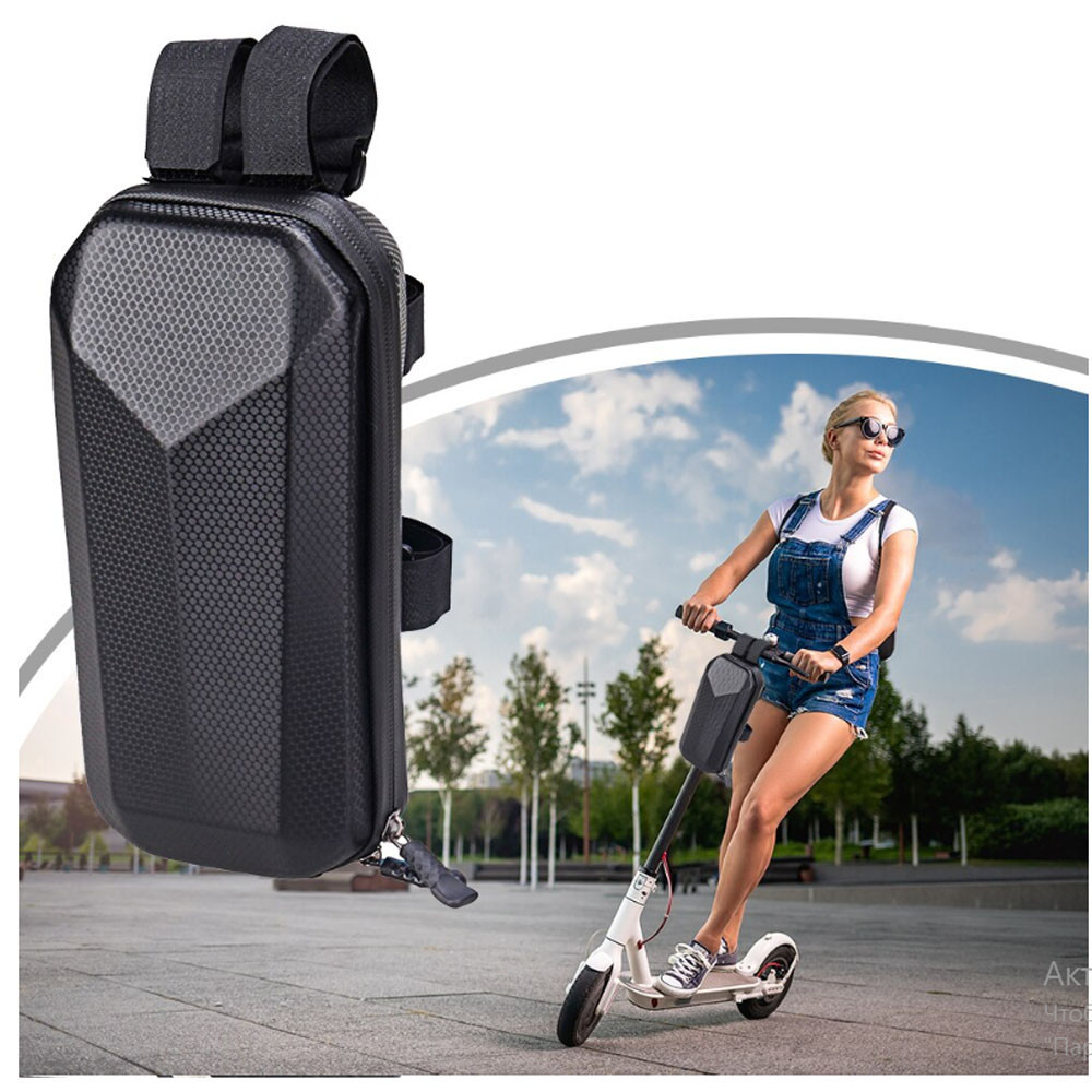 Сумка для электросамоката, скутера водонепроницаемая B-SOUL Черная Бровары - изображение 1