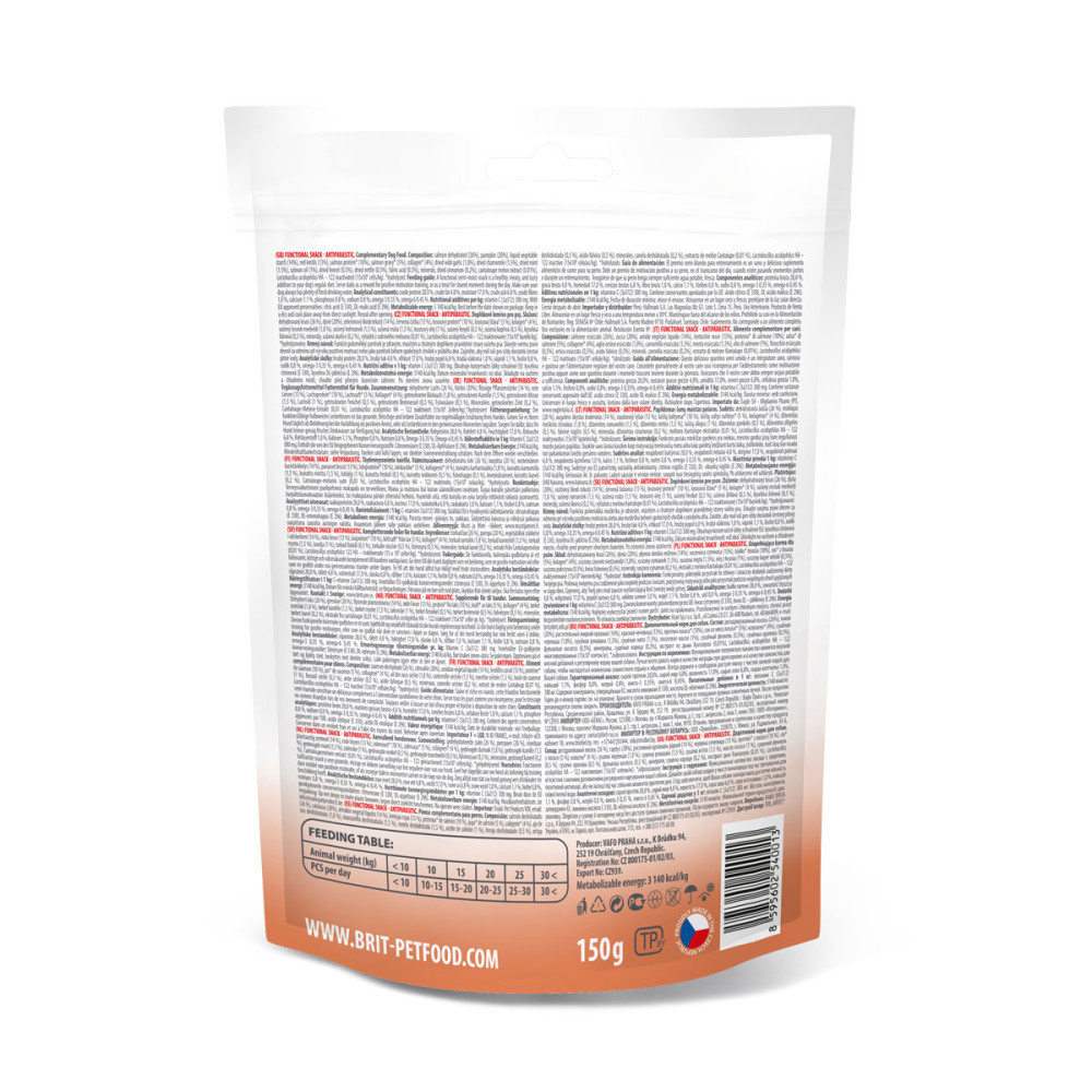 Функціональні ласощі для собак Brit Care Functional Snack Antiparasitic Salmon з лососем, 150 г Вінниця - фото 2
