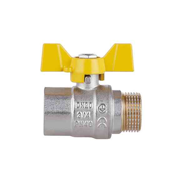 Кран кульовий Thermo Alliance Standart 3/4" ВН для газу (метелик) SD607NG20PN40 Київ