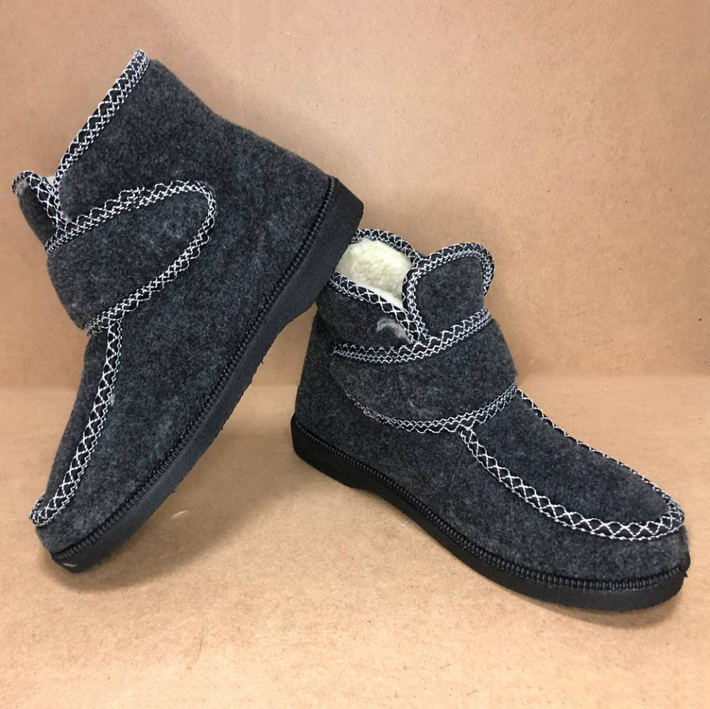 Галоши зимние 41р, Женские валенки из войлока, Сапожки ботинки женские зимние Дутики термо FJ-68 Львов - изображение 11