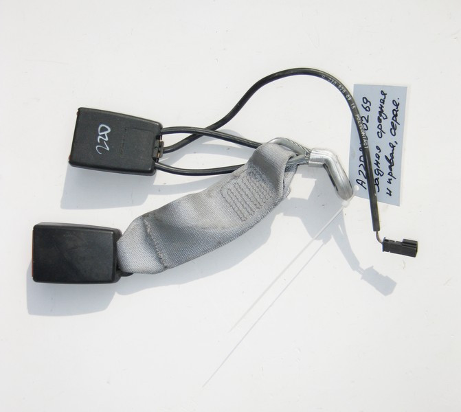 Mercedes-Benz  A2208600269 7D50 Засувка ременя безпеки задня права та центральна сіра S-Class W220 Одеса - фото 2