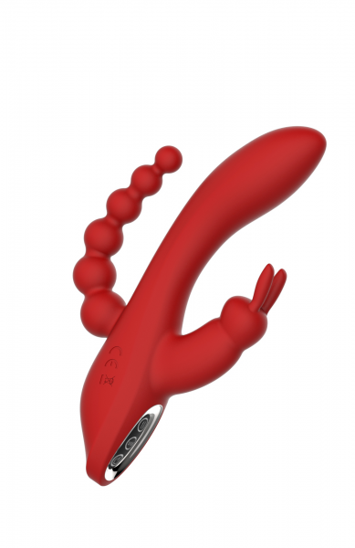 Вібромасажер потрійний Dream toys RED REVOLUTION HERA Sex Aura Київ - фото 2