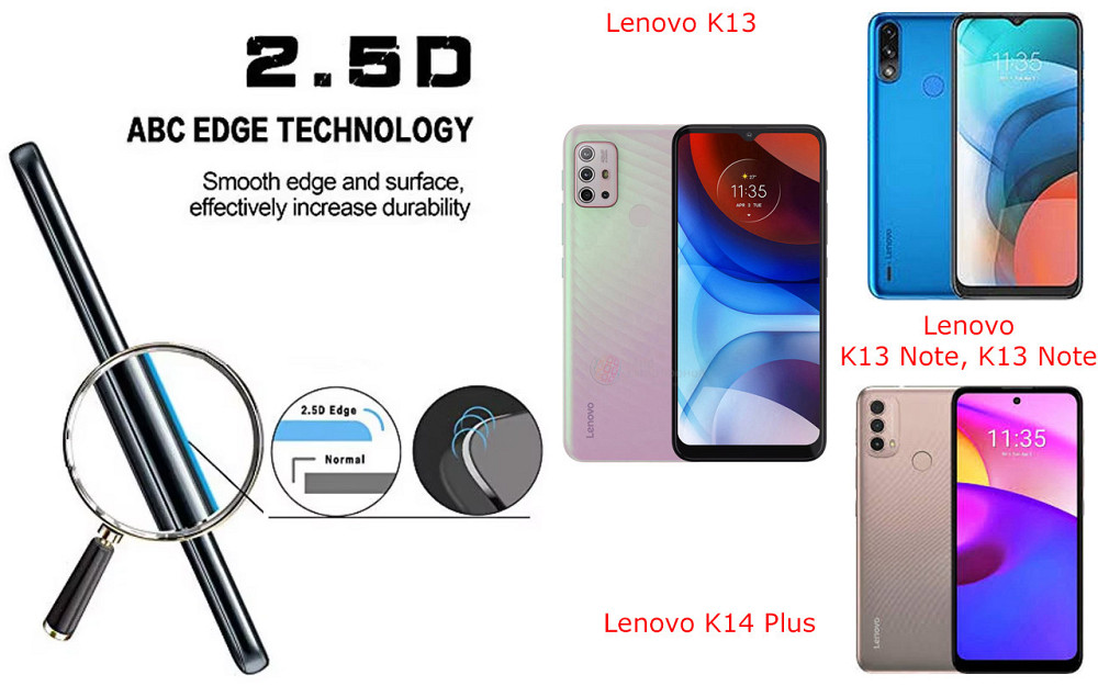 Захисне скло ArmorGlass для Lenovo K13, K13 Note, K13 Note, K14 Plus – стійке до подряпин та ударів Київ - фото 2