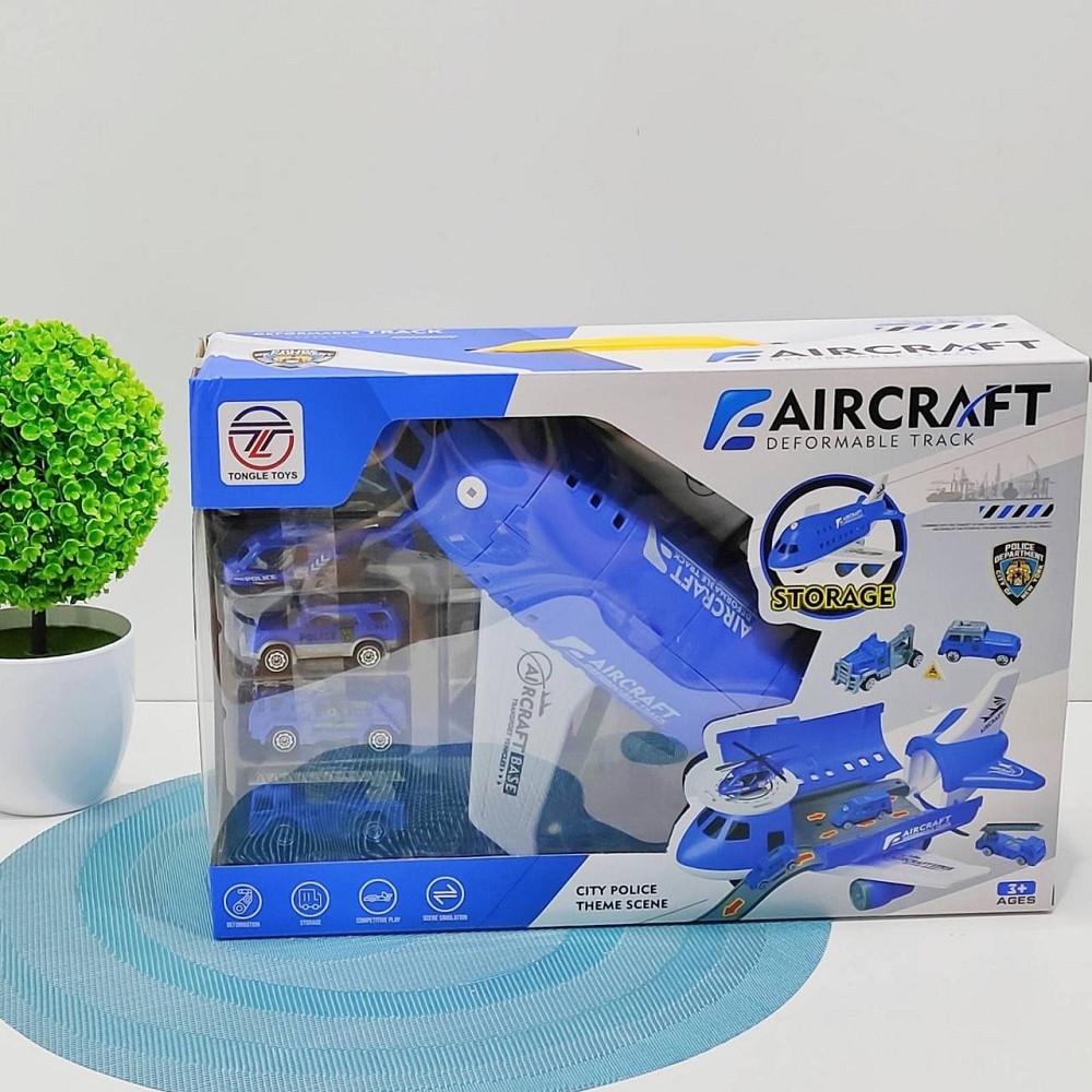 Літак паркування з машинками 4шт з музикою Біло-блакитний (8826A) Чернигов - изображение 8