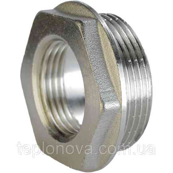 Футорка никелированная 1″НР х 1/2″ВР штампованная А0704-1А(нк) VA Черновцы