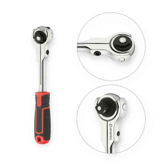 Тріска з квадратом 1/2" 72 зуба 250 мм CrV Storm шарнірна (360°) Мукачево