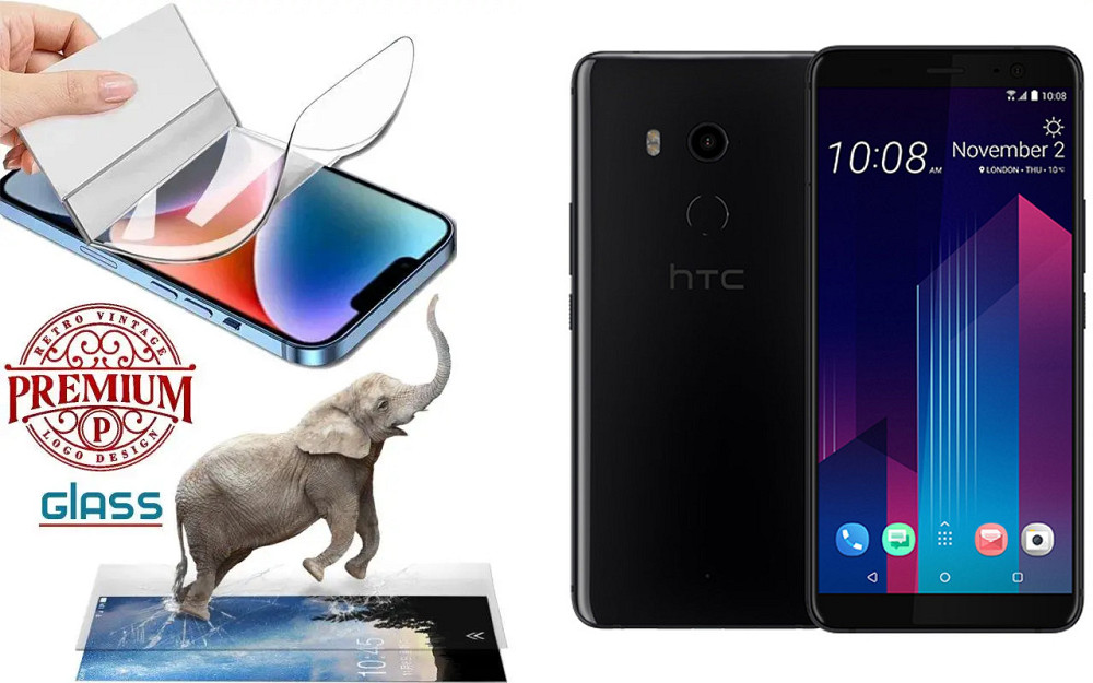 Полиуретановая пленка HTC U11 EYEs, Premium, толщина 0,2 мм Киев - изображение 1