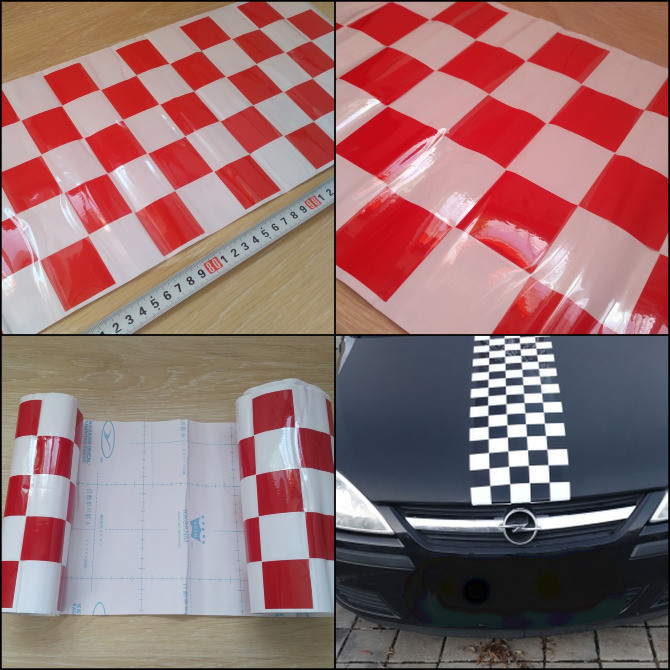 Наклейка на авто на капот Красная Киев - изображение 8