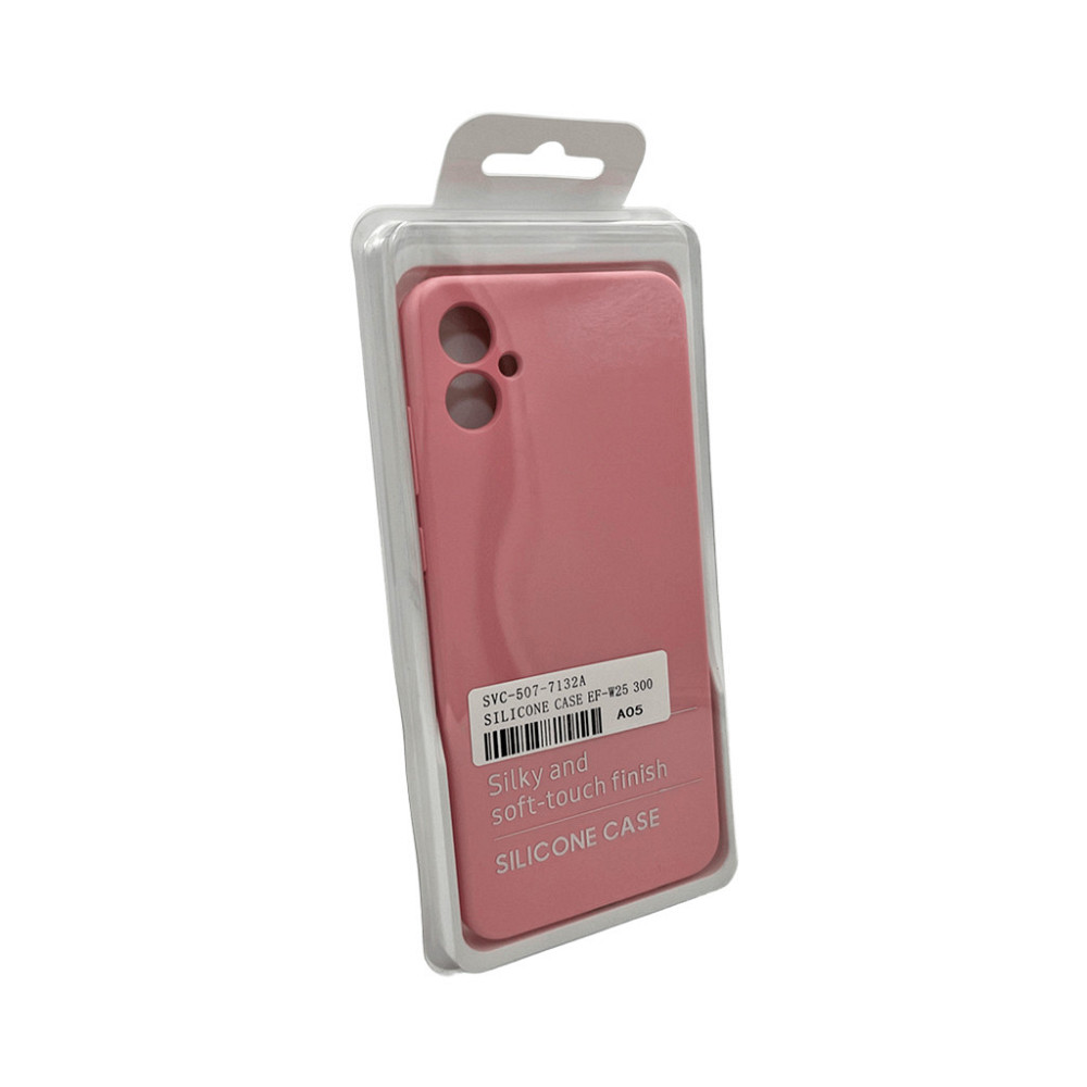 Чехол для Samsung Galaxy A05, силиконовый, розовый Киев - изображение 1