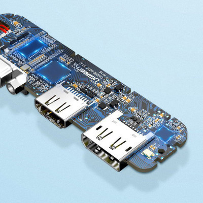 Перехідник USB2.0 Type-C to VGA V1.2/HDMI V2.0b/DP V1.2a CM260 black Ugreen (60568) Вінниця - фото 3