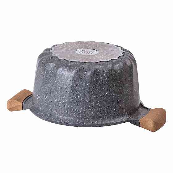 MGC Алюмінієва каструля об'ємом 5 літрів з кришкою Ø 24 см з мармуровим антипригарним покриттям Киев