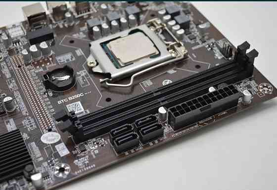 Материнская Плата для майнінгу B250C на 12 відеокарт + процесор Intel Celeron G3930 Київ