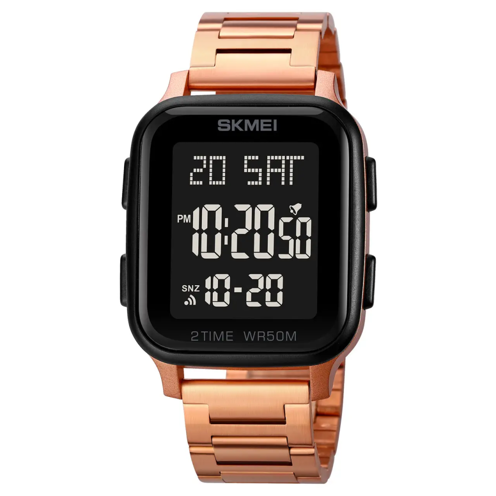 Чоловічий наручний годинник Skmei 1859 на браслеті (Рожеве золото) Вінниця - фото 1