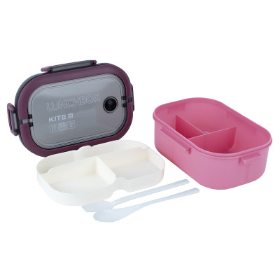 Ланч-бокс детский Kite с разделителем 1200 мл, бордовый (K23-184-3) Винница - изображение 4