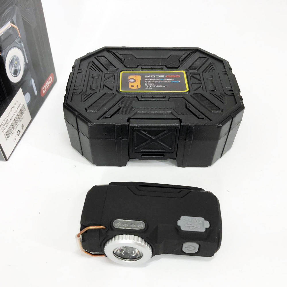 Карманный мини фонарь D50-SMD, Ручной светильник с мощным лучом, Фонарь водозащищенный GH-45 Львов - изображение 16