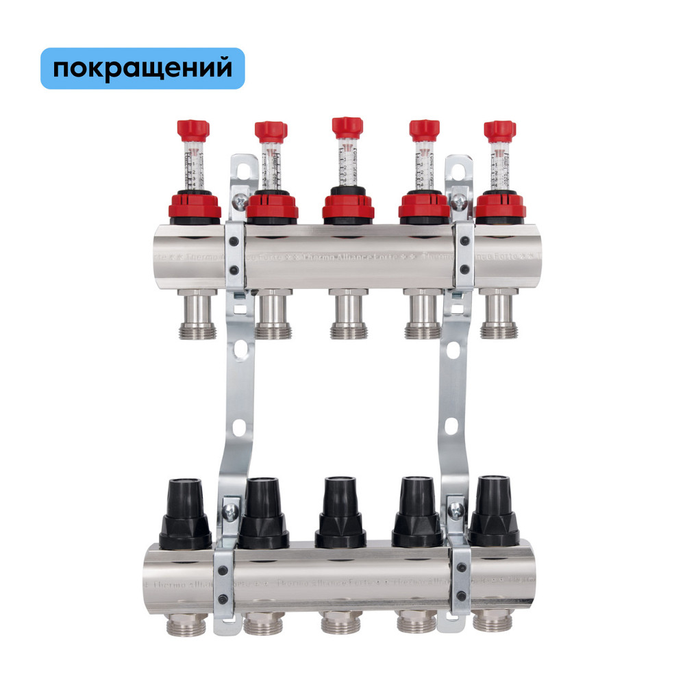 Колектор із витратами Thermo Alliance Forte 1" 5 виходів SF001W5 Київ - фото 12