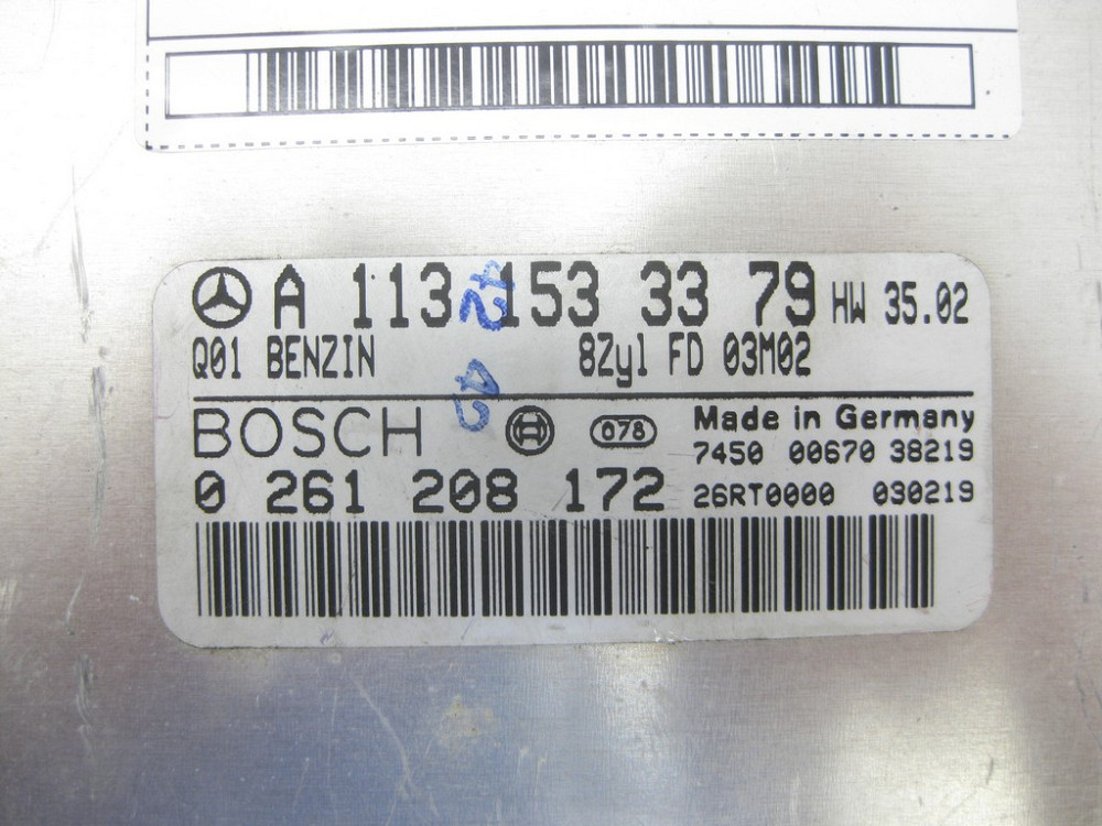 Mercedes-Benz  A1131533379 Блок керування двигуном M113 V8 5.0 л S-class short W220 S-class long V220 Одеса - фото 5