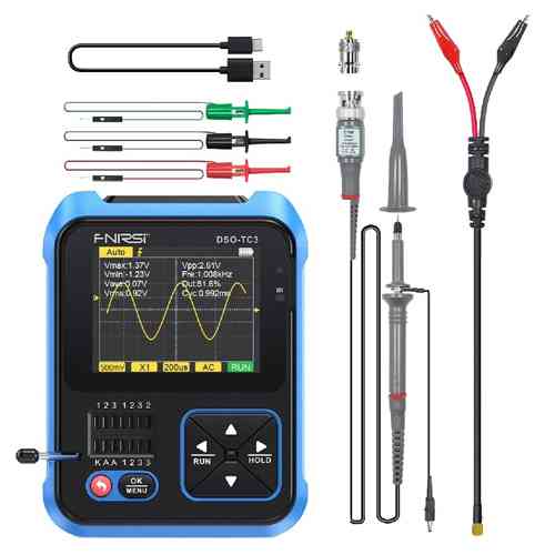 Осциллограф 1кан 500кГц тестер и генератор сигнала 3в1, FNIRSI DSO-TC3 Винница